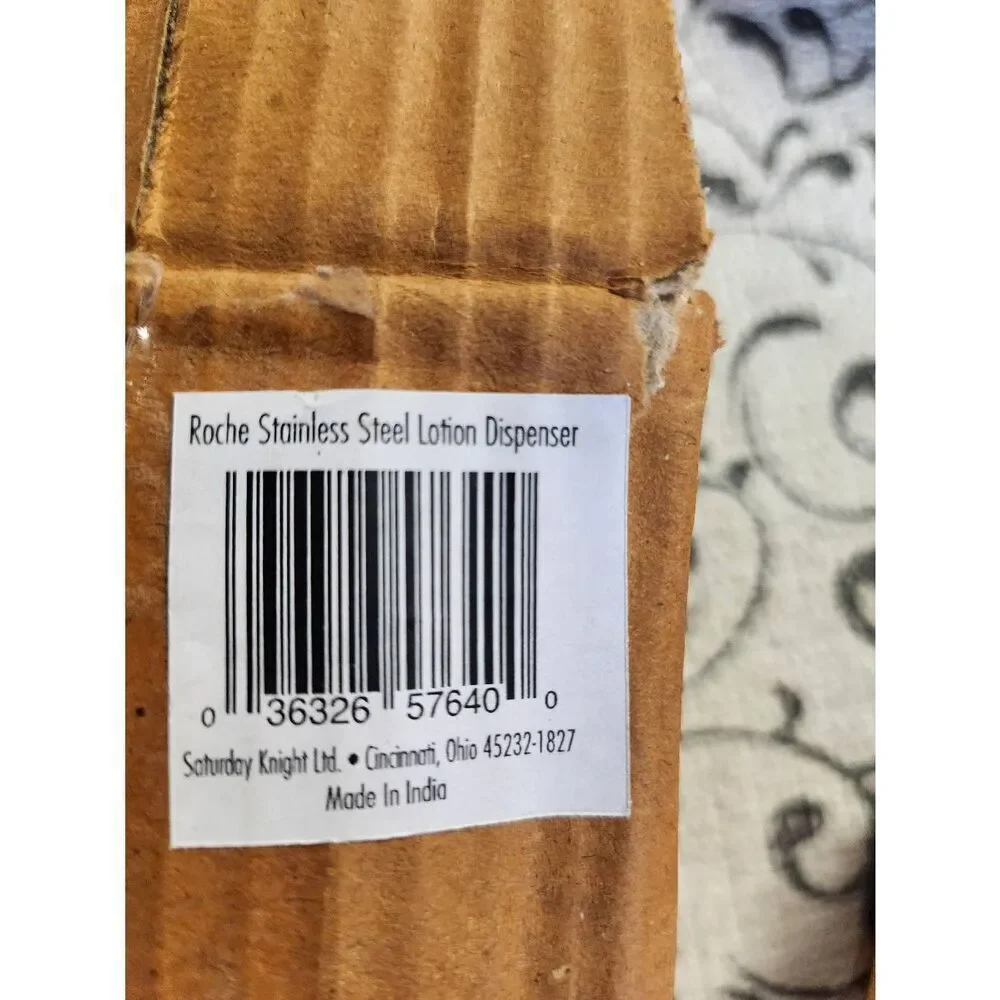 Roche Stainless Steel Lotion Dispenser